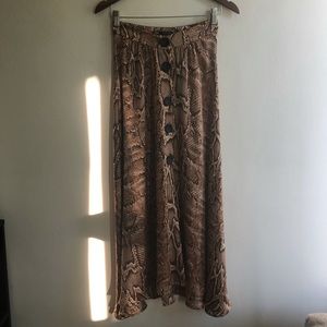 Zara Leopard Maxi Skirt (like new)